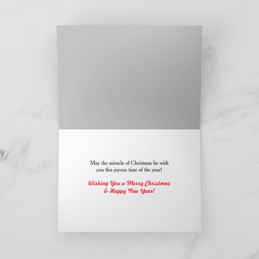 Carte de Bonnes Fêtes de patinage de Noël (Intérieur)