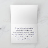 Carte de Bonnes Fêtes d'éléments de Noël (Intérieur)