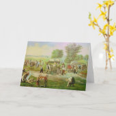 CARTE DE BONS TRAILS POUR VOUS (Fleur jaune)