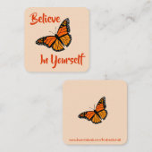 Carte de bonté : "Croyez En Vous" Cartes (Devant / Derrière)