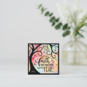 Carte de bonté "Foi plus grande que la peur" Inspi (Debout devant)