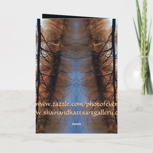 Carte de bord du lac réfléchie (Dos)