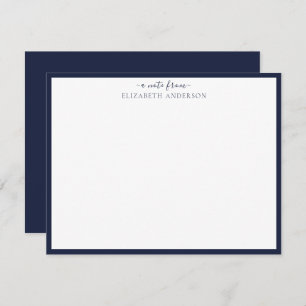 Carte de bordures standard en bleu Denim