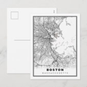 Carte de Boston (Devant / Derrière)