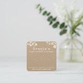 Carte de boucles d'oreilles florales Nature  (Debout devant)