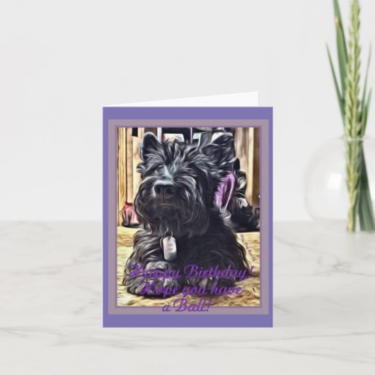 Carte de boule d'anniversaire (Devant)