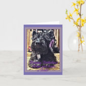 Carte de boule d'anniversaire (Fleur jaune)