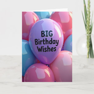 Carte de Boule de Naissance Lumineuse
