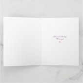 Carte de bouquet de fleur du jour de mère GRANDE (Intérieur)