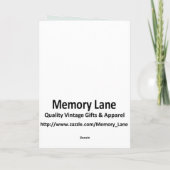 Carte de bouquet de pensée (Dos)