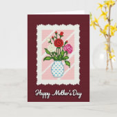 Carte de bouquet floral Pixel (Fleur jaune)