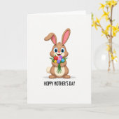 Carte de bouquet Matte Happy (Fleur jaune)