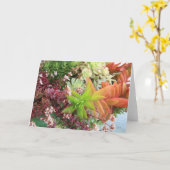 Carte de bouquet succulente (Fleur jaune)