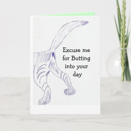 carte de bout de chat (Devant)