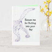 carte de bout de chat (Fleur jaune)