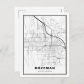 Carte de Bozeman (Devant / Derrière)