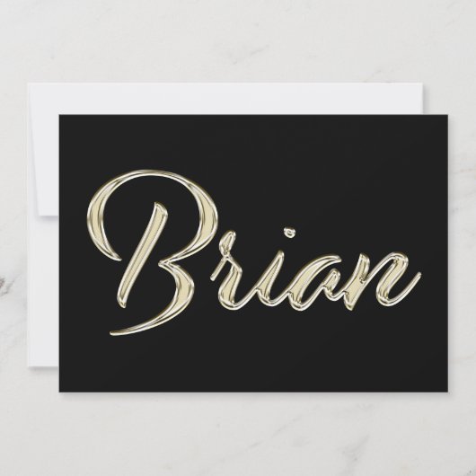 Carte de Brian White Gold (Devant)