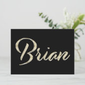 Carte de Brian White Gold (Debout devant)