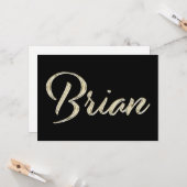 Carte de Brian White Gold (Devant/Arrière en situation)
