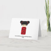 Carte de Bright Kokeshi (Dos)