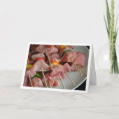 Carte de brochettes de porc (Devant)