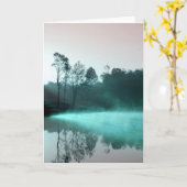 Carte de brouillard d'étang (Fleur jaune)