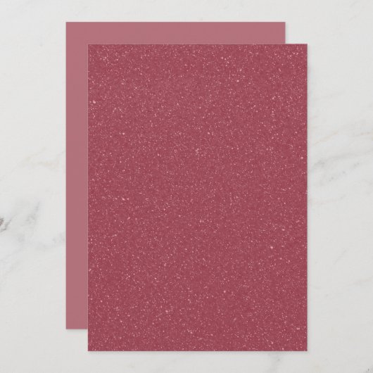 Carte de bruit à effet personnalisé en or rose (Devant / Derrière)