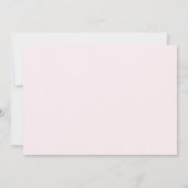 Carte de brunch de Pâques pour les animaux mignons (Dos)