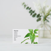 Carte de Bsiness de jardinier (Debout devant)