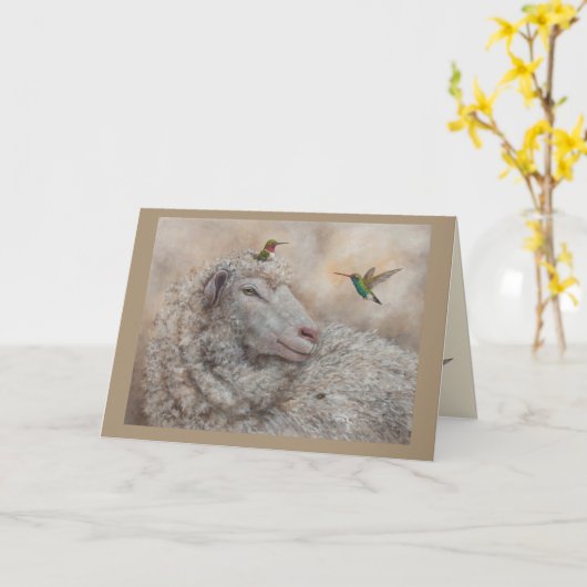 Carte de bug Baa Hum (Fleur jaune)