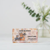 Carte de Buisiness de charpentier (Debout devant)