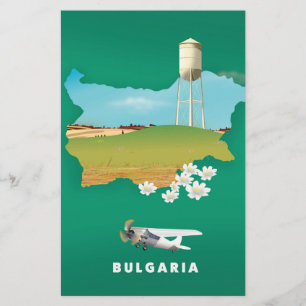 carte de Bulgarie impression voyage