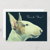 Carte de Bull Terrier (Devant / Derrière)