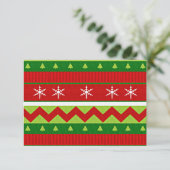 Carte de bulletin de vote pour le pull de Noël lai (Debout devant)
