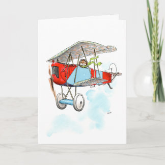Carte de Bunny Biplane
