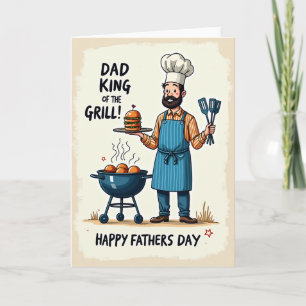 Carte de Burger pour la Fête des Pères