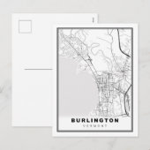 Carte de Burlington (Devant / Derrière)