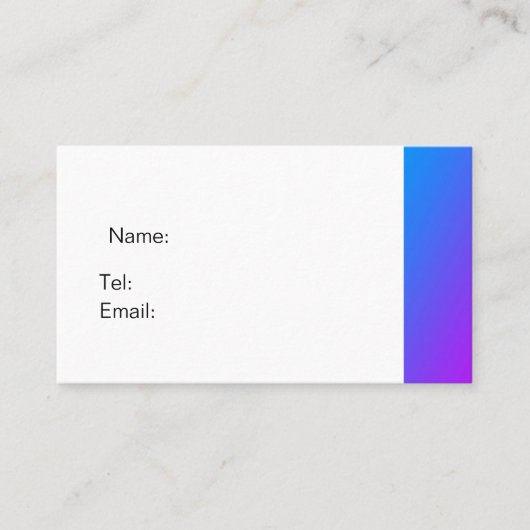 Carte de bus de base violet (Devant)