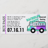 Carte de bus de la fête du baccalauréat (Devant)
