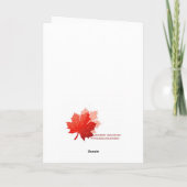 Carte de Bush de bon thanksgiving (Dos)