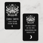 Carte de bussines céleste Luna Moth (Devant / Derrière)