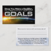 Carte de but de décision (Devant / Derrière)