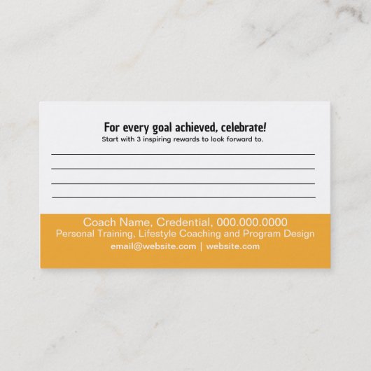 Carte de but de décision (Dos)