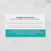 Carte de but de décision (Dos)