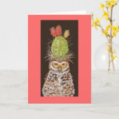 carte de cactus (Fleur jaune)