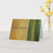 Carte de cactus Tucson Arizona (Fleur jaune)