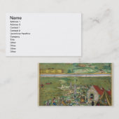 Carte de Cadix, de "Civitates Orbis Terrarum" par (Devant / Derrière)