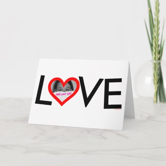 Carte de cadre d'AMOUR (Devant)