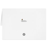 Carte de cadre photo Clematis blanc (Dos Horizontal)