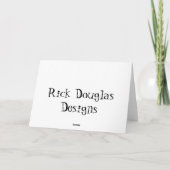 Carte de café de Noël (Dos)